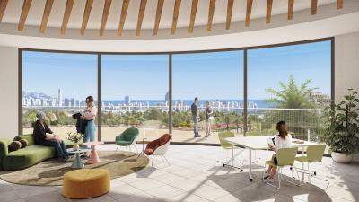 Serpentine, Apartments with Sea View in Finestrat in España Casas